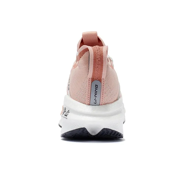 LiNing Jueying Essential Slip Resistant, Abrasion Resistant, Lightweight Low Top Running Shoes Women's Sand Orange-3
