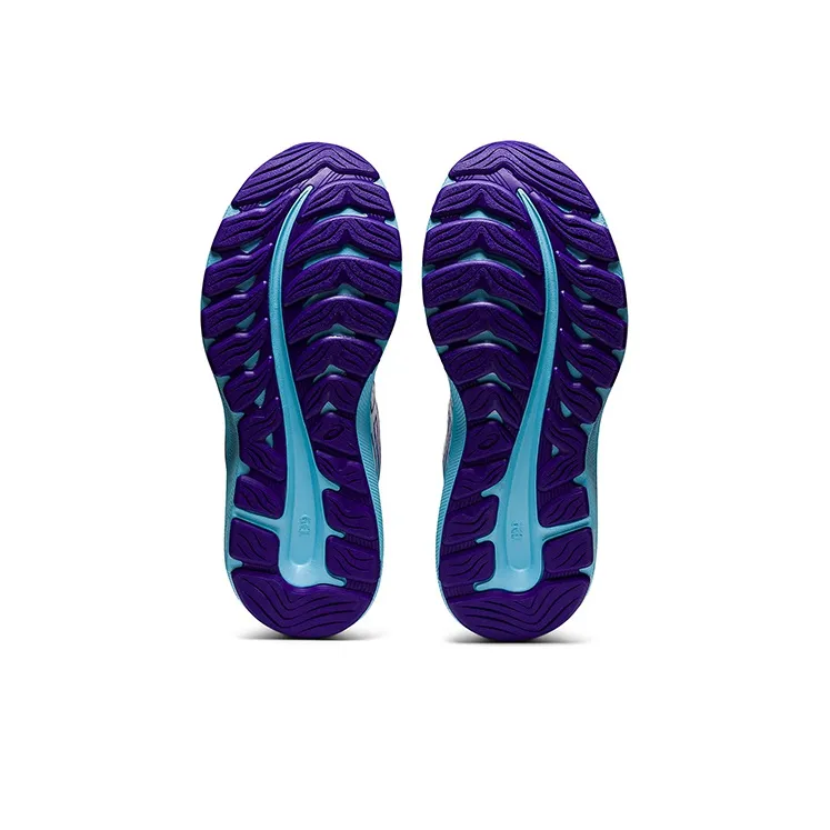 Asics Gel-Excite 8 Wear-Resistant Low-Top Running Shoes Women's White Purple Blue-5