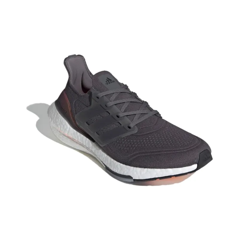 Adidas Ultra Boost 21 Grey Screaming Orange-2