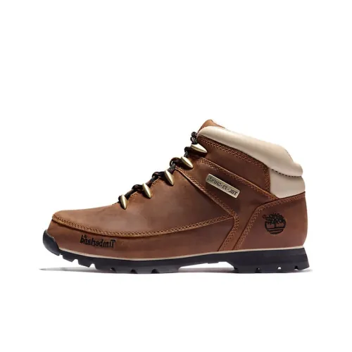 Timberland Euro Sprint Hiking / Trekking Shoes Men Mid-Top Brown