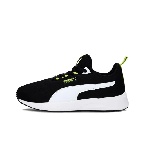 PUMA Rivel Running Shoes Men Low-Top Black/White/Green