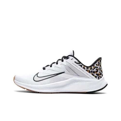 Nike Quest 3 Running Shoes Women's Low-Top White/Leopard