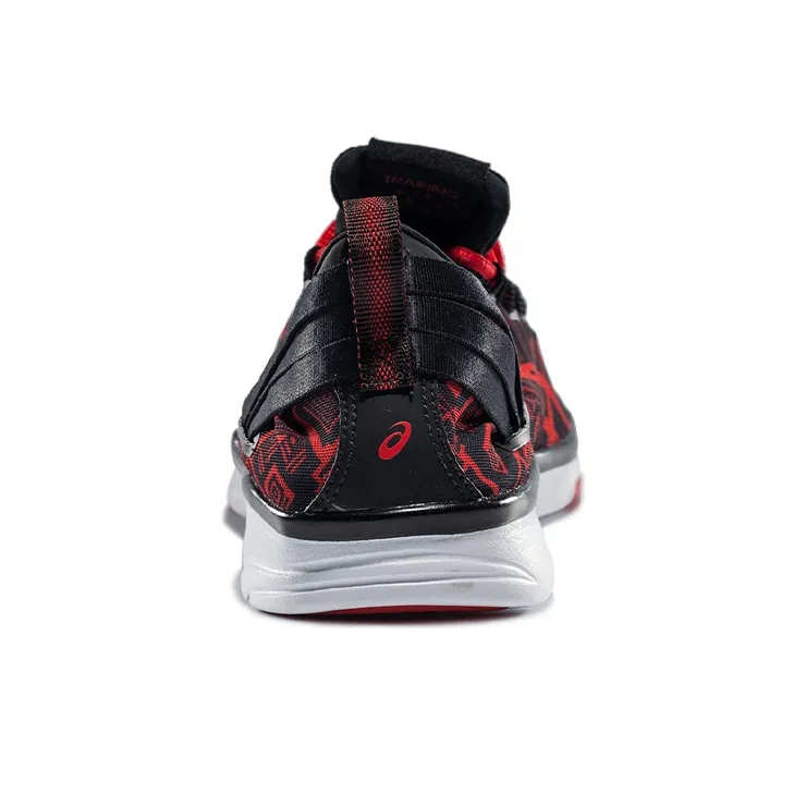 Asics Gel-Fit Sana 2 Anti-Slip And Wear-Resistant Breathable Low-Top Running Shoes Women's Black Vermilion-3