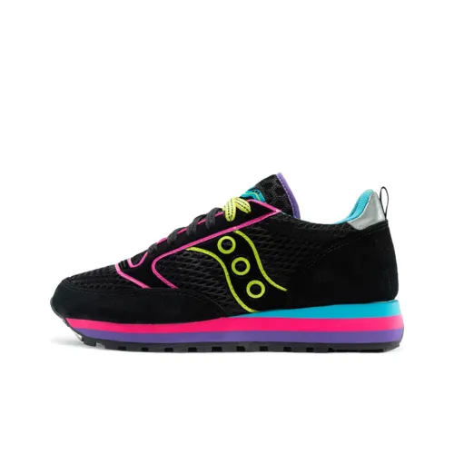 Saucony Jazz Triple Running Shoes Women's Low-Top Black/Neon