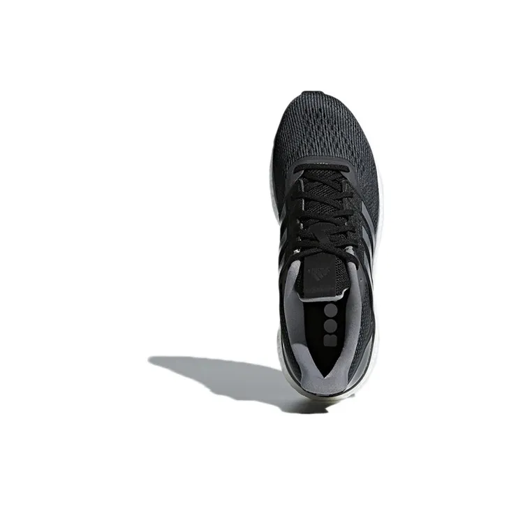 Adidas Supernova 1 Slip-Resistant Low-Top Marathon Running Shoes Unisex Black Silver-4