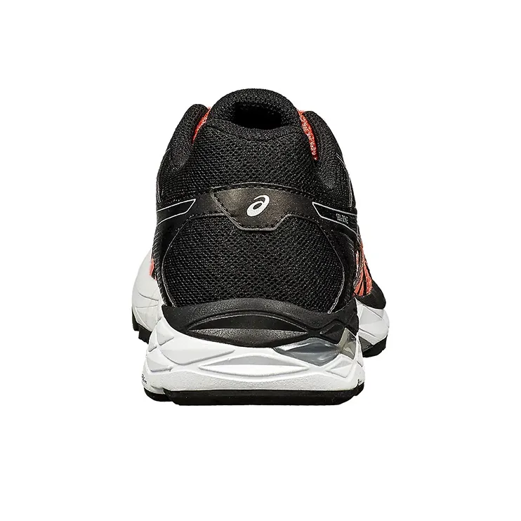 Asics Gel Zone 6 Cushioning Abrasion Resistant Breathable Low Top Running Shoes Women's Orange Black-4