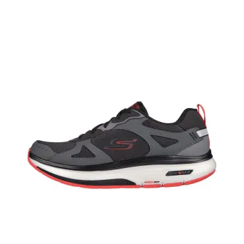 Skechers Go Walk Workout Walker Cushioning Anti-Slip And Wear-Resistant Low-Top Casual Shoes Black Red