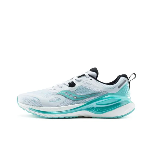 Saucony Phoenix Inferno 1 Running Shoes Men Low-Top White/Blue