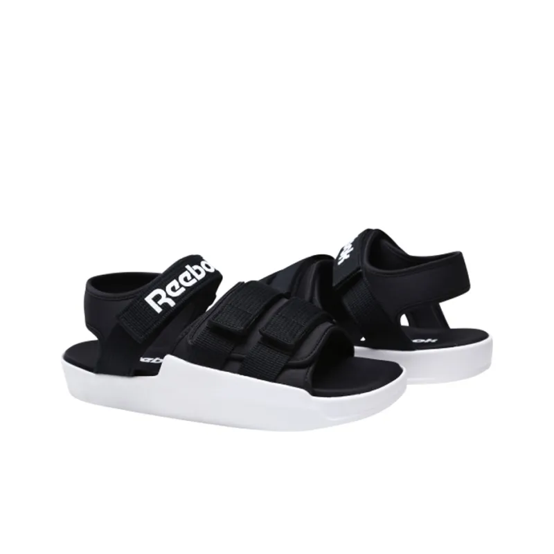 Reebok Tyl Oreo Minimalistic Black White Sandals-2