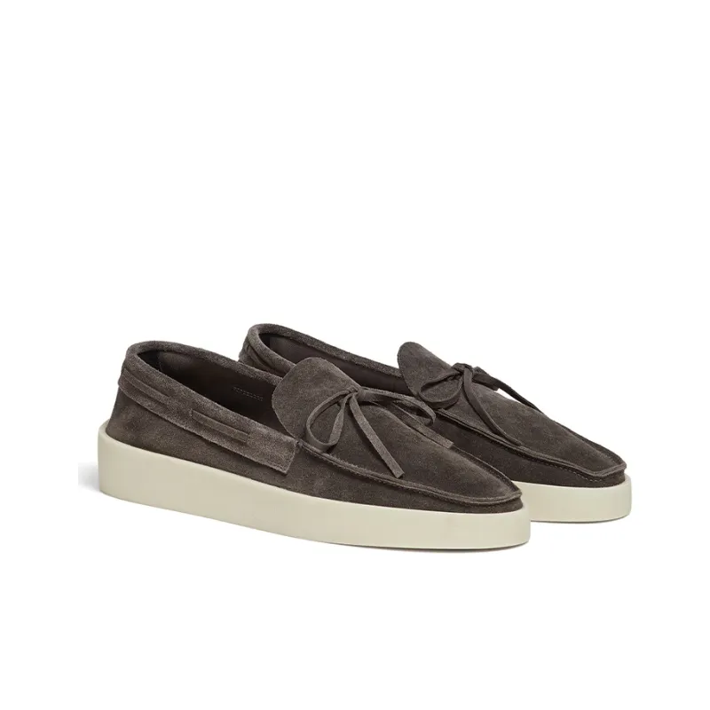 Fear Of God Zegna Suede Loafers Ermenegildo Zegna Grey-2
