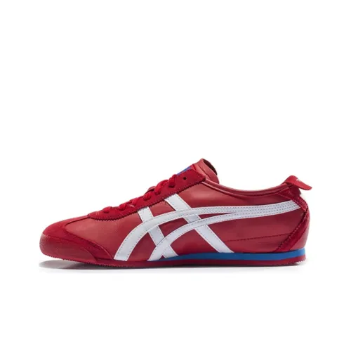 Onitsuka Tiger MEXICO 66 Casual Shoes Unisex Low-Top Red/White/Blue