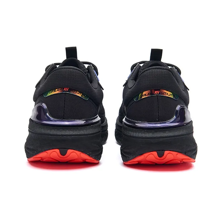 361° QU!KFOAM Low Top Running Shoes Men's Obsidian Black-2