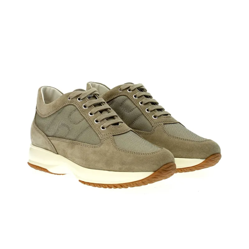 HOGAN Interactive Casual Shoes Men Low-Top Light Green-1