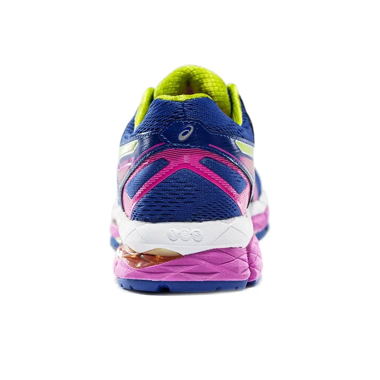 Asics Anti-Slip Wear-Resistant Low-Top Running Shoes Women's Deep Blue Pink-4