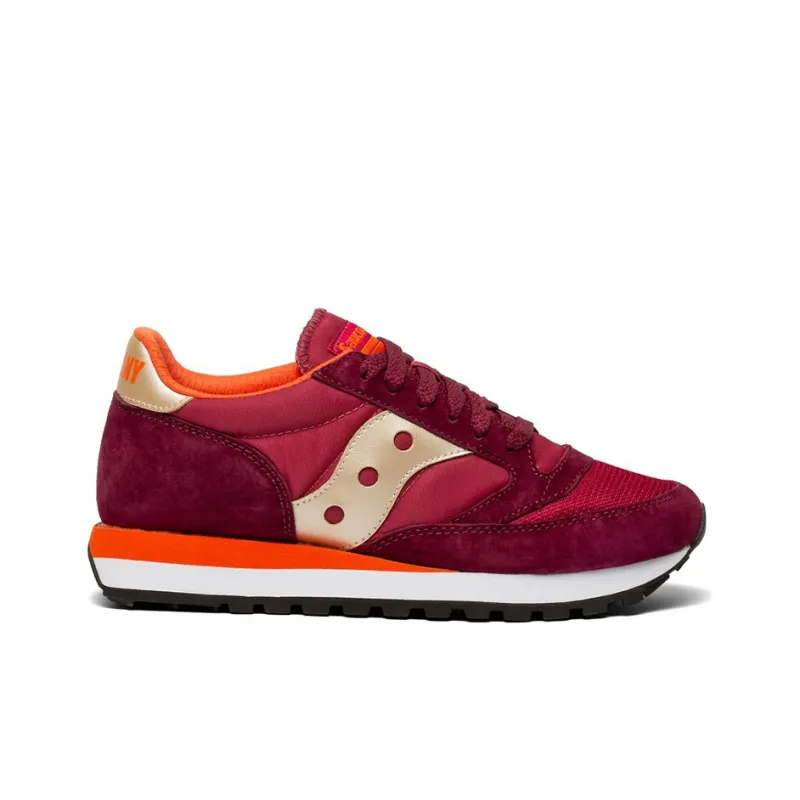 Saucony Jazz Series Running Shoes Women's Low Top Orange/Red/White-1