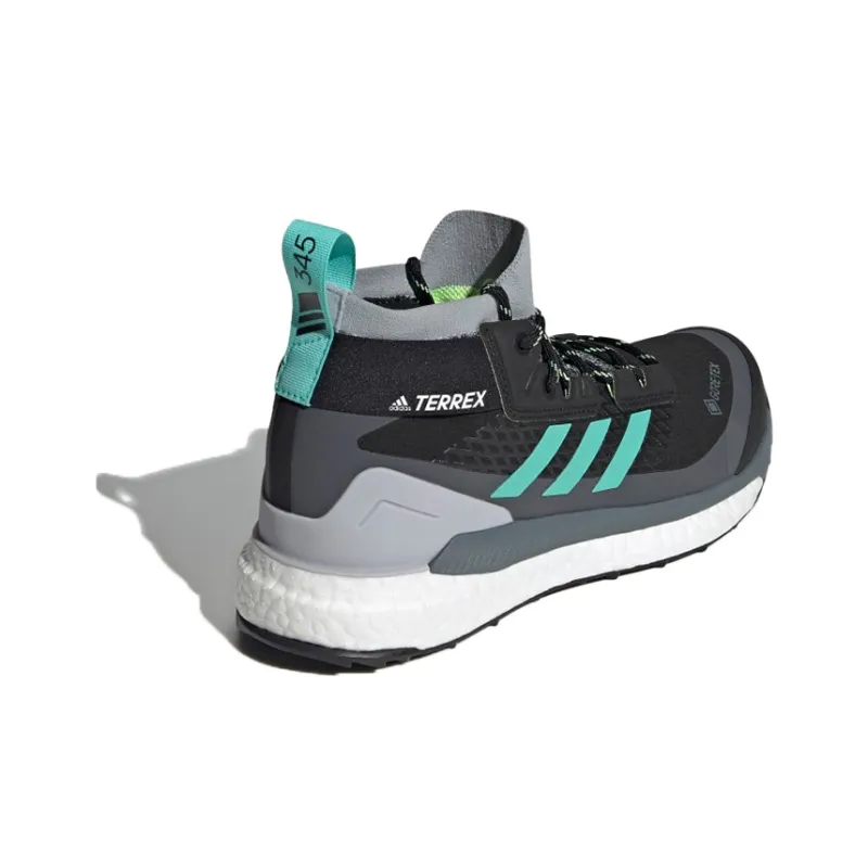 Adidas Terrex Free Hiker GTX Breathable Mid-Top Outdoor Shoes Unisex Black Gray Color-3