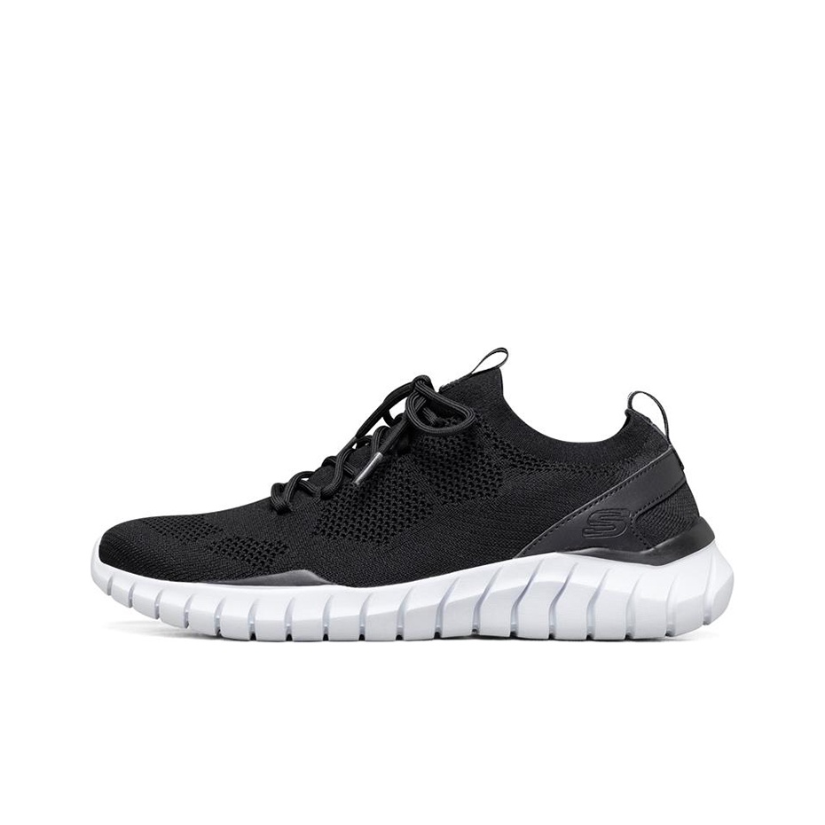 Skechers overhaul black running shoes on sale