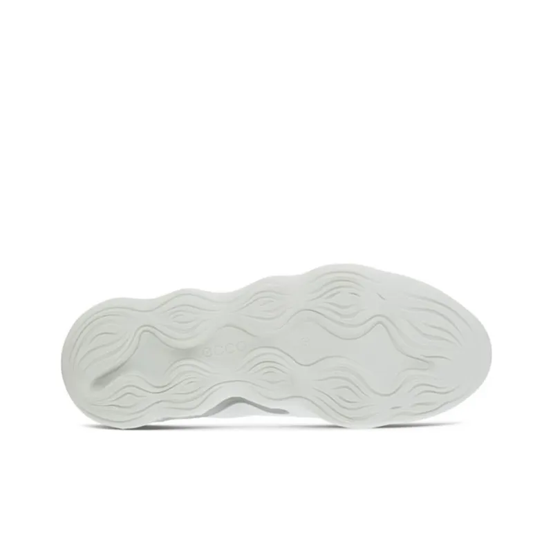 Ecco Shock Absorbers With Abrasion Resistant And Slip Resistant Properties Low Top Running Shoes Women's White-6