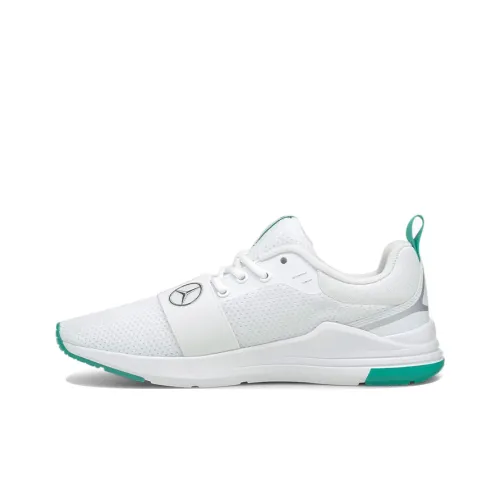 PUMA Wired Running Shoes Men Low-Top White/Green