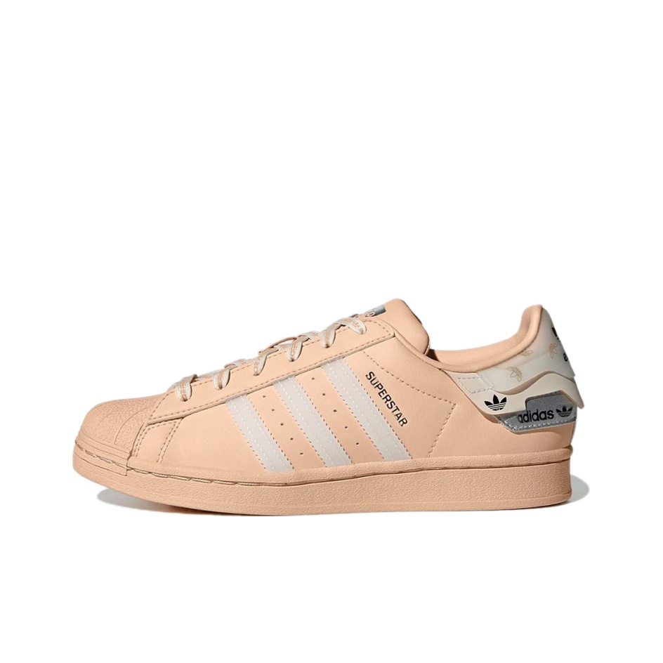 Adidas Originals Superstar Skateboard Shoes Unisex Low Top Dusty Pink POIZON