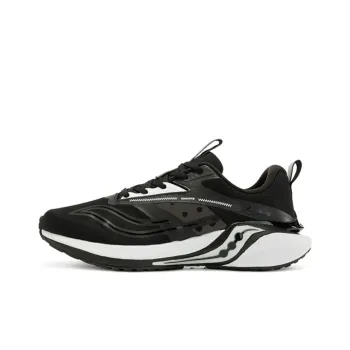 Saucony Coyote Hybrid Low Top Running Shoes Men's Black White