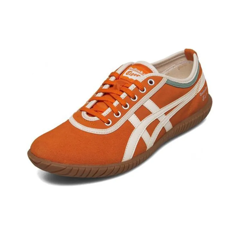 Onitsuka Tiger Tsunahiki Abrasion Resistant Low Top Casual Running Shoes Unisex Orange-1