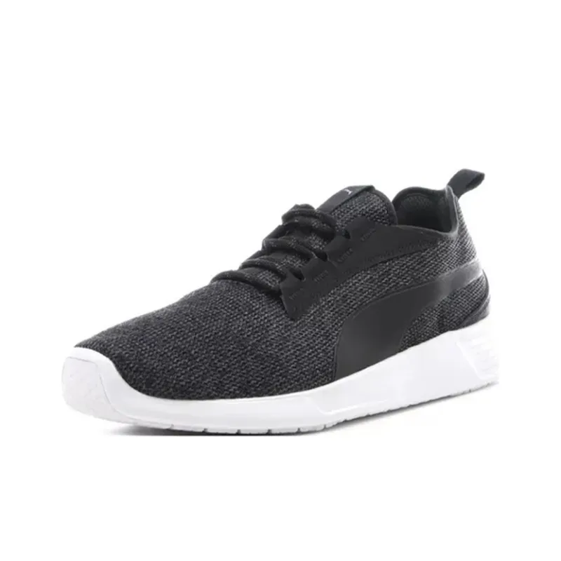 PUMA Run XX Nitro Cushioning Anti-Slip Wear-Resistant Breathability Low-Top Running Shoes Men's Gray Black-1