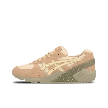 Asics Gel Sight Cushioning Abrasion Resistant Breathable Low Top Running Shoes Women's Pink Green Patchwork