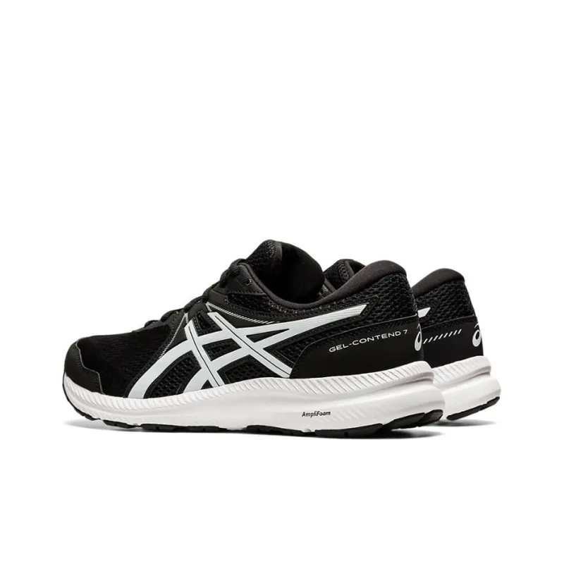 Asics Gel Contend 7 4E Wide 'Black White'-3