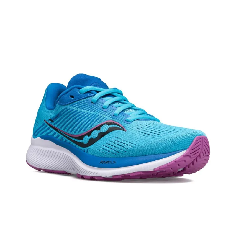 Saucony Guide 14 Running Shoes Women's Low-Top Blue/White/Black/Purple-2