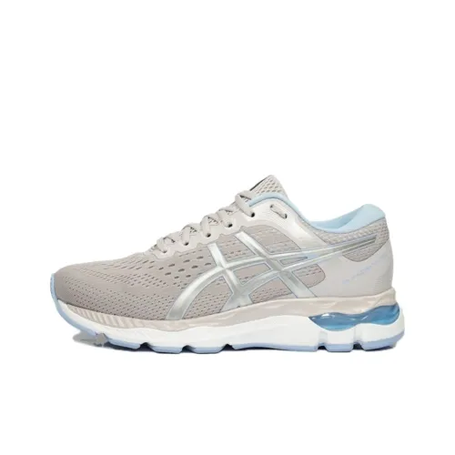 Asics Gel-Kayano 28 Cushioned Wear-Resistant Slip-Resistant Low-Top Running Shoes Women's Gray