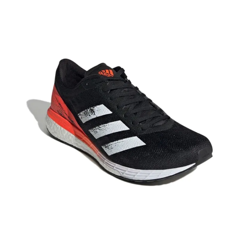 Adidas Adizero Boston 9 Durable Breathable Low-Top Training Running Shoes Men's Black-2