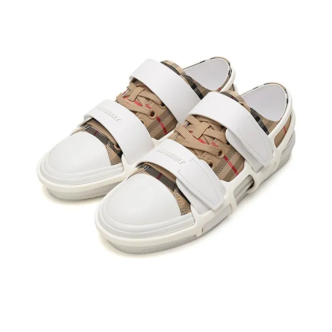 Burberry Vintage Check Cotton Sneakers-2