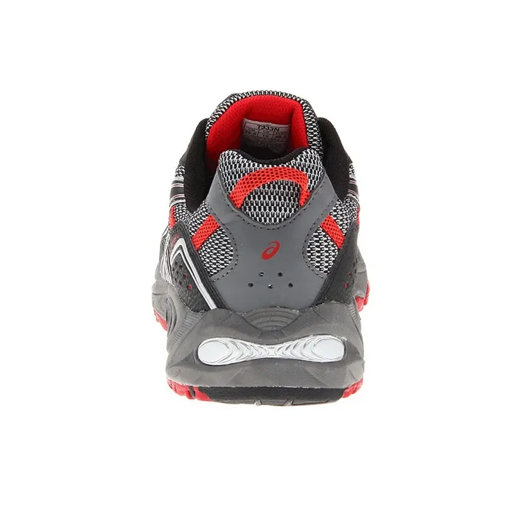 Asics Gel-Venture 4 Anti-Slip And Wear-Resistant Breathable Low-Top Running Shoes Men's Gray Red-3