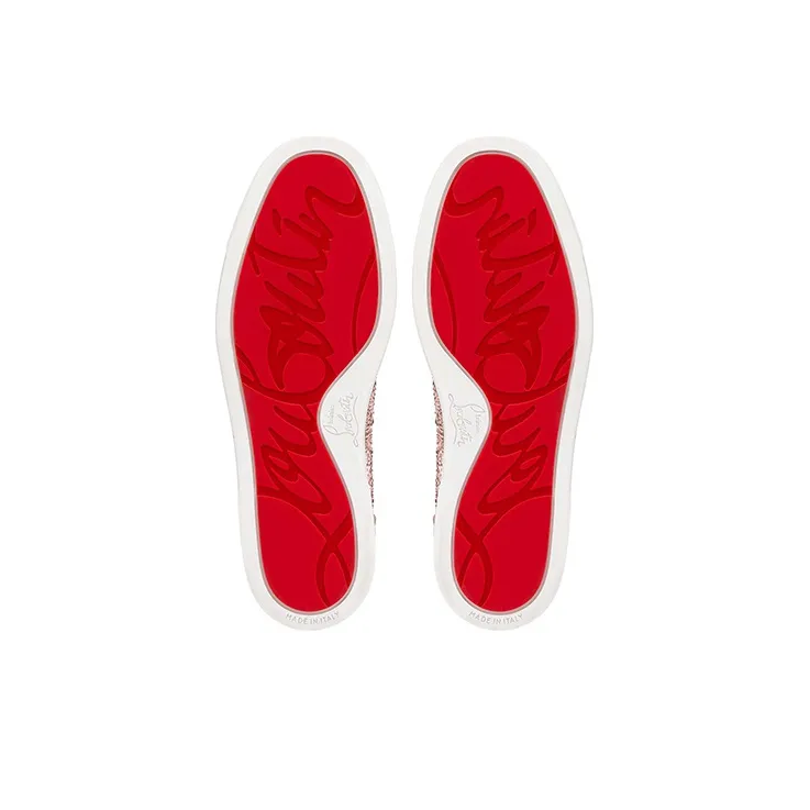 Christian Louboutin Skateboard Shoes Women's Low-Top Pink-4