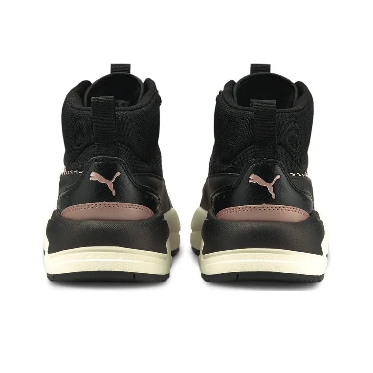 PUMA Unisex X Ray 2 Square Wtr Mid Top Sports Shoes Black/Gold-3