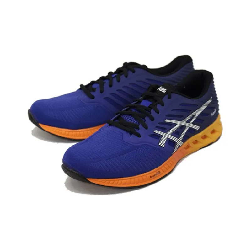 Asics Fuze Anti-Slip Wear-Resistant Low-Top Running Shoes Men's Indigo Silver-1