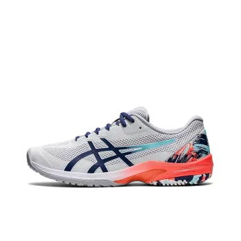 Asics Court Speed Ff Oc Cushioned Wear-Resistant Slip-Resistant Low-Top Running Shoes Men's Gray Blue