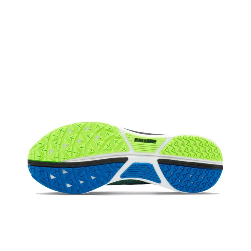 PUMA Electrify Nitro Cushioned Anti-Slip And Wear-Resistant Lightweight Low-Top Running Shoes Unisex Green Black-4