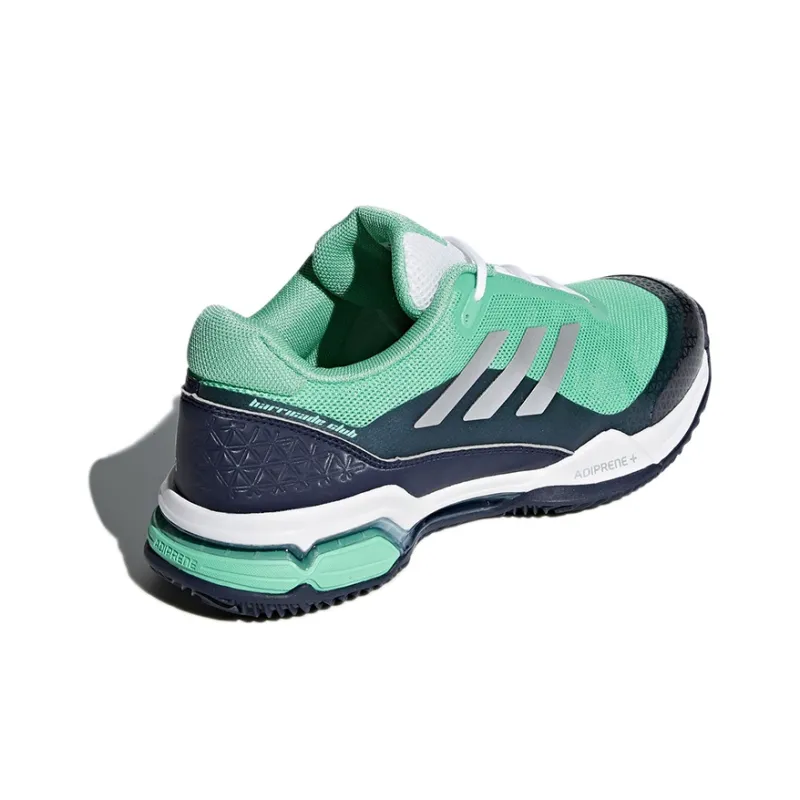 Adidas Barricade Tennis Shoes Men Low-Top Blue/Green-3