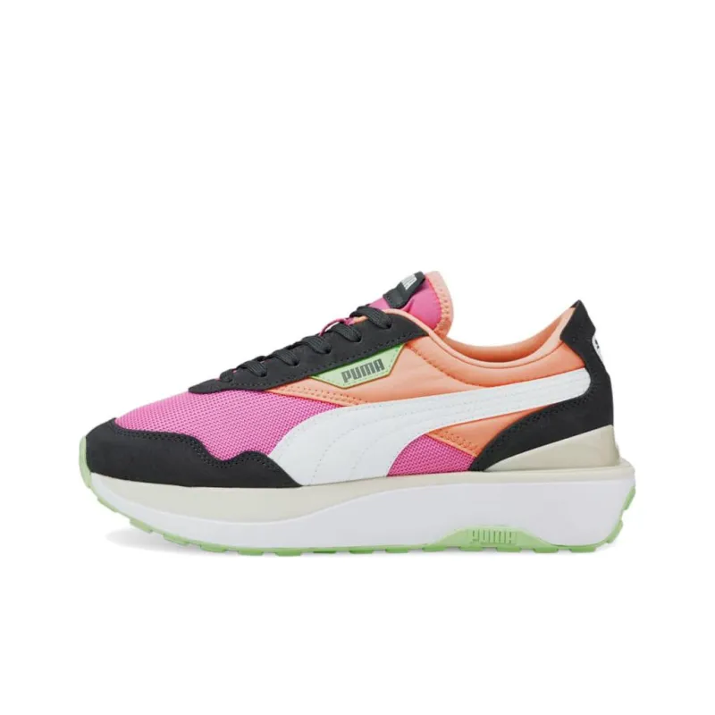 PUMA Cruise Rider Trainer Casual Shoes Women's Low-Top Red/Black/Orange/Green-0