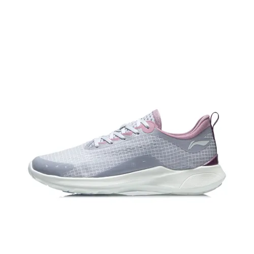 LINING Qingyi Running Shoes Women's Low-Top Light Sky Blue/Pale Purple