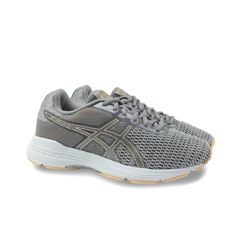 Asics Gel-Phoenix 9 Running Shoes Women's Low-Top Gray/Yellow-2