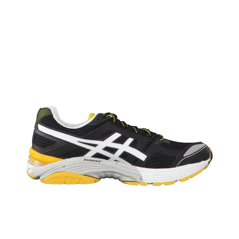 Asics Gel-Foundation 11 Cushioning Anti-Slip And Wear-Resistant Low-Top Running Shoes Men's Black White Yellow-1