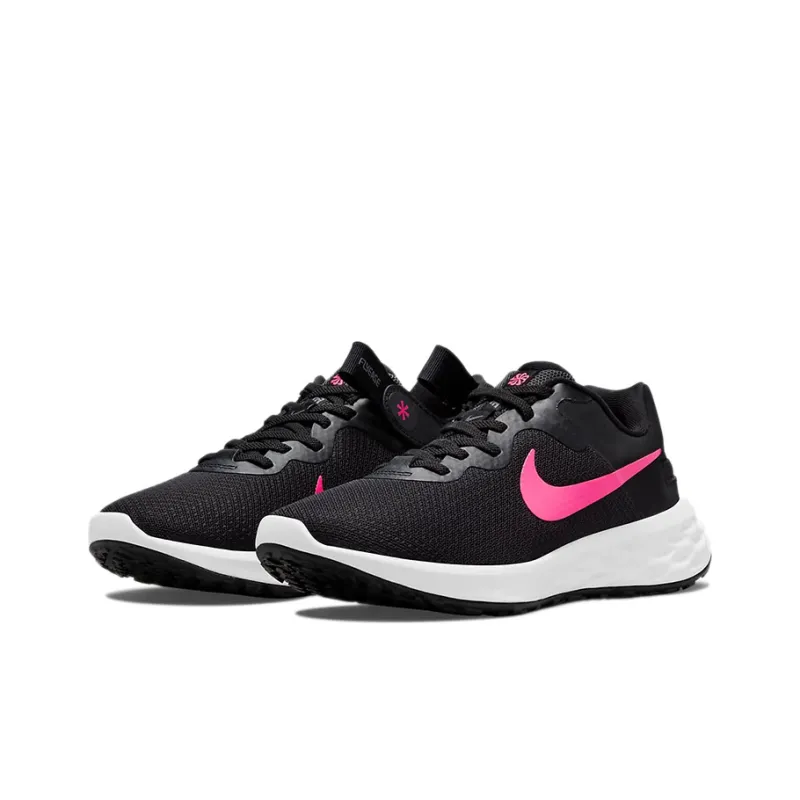 Nike Revolution 6 FlyEase Next Nature 'Black Hyper Pink' Women's-2
