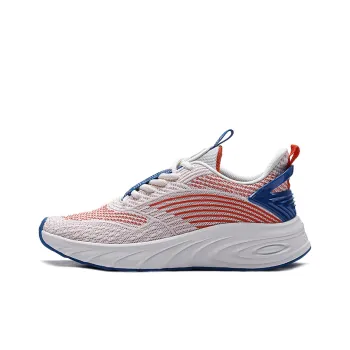 Erke Chi Pan Α Fle Low Top Running Shoes Men's White Blue Red