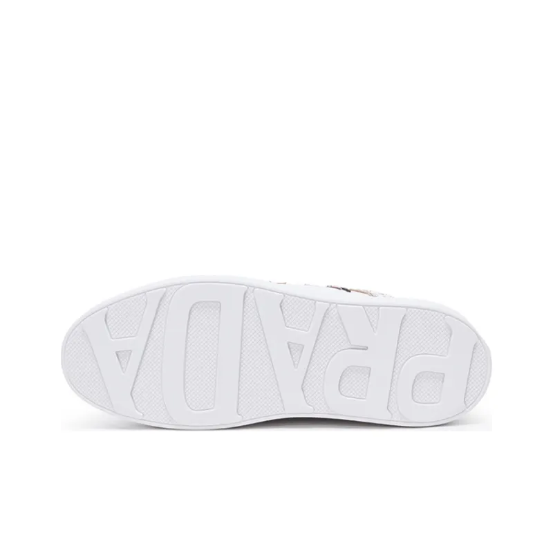 PRADA Women's Robot Leather Platform 'Heart Patches'-5