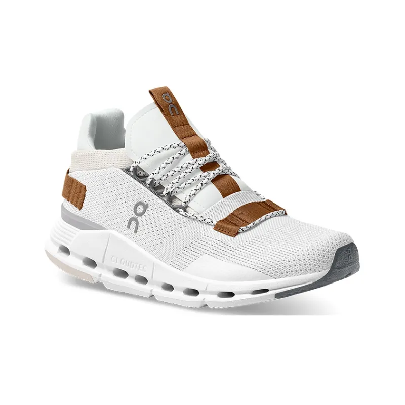 On Running Cloudnova White Pearl Brown Women's-2