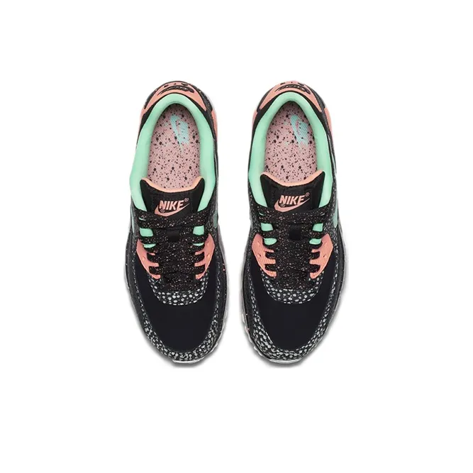 Nike Air Max 90 Safari Black Green Glow Crimson Pulse GS-3