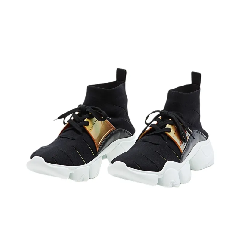 Givenchy Low Top Casual Shoes Men's Black White-2